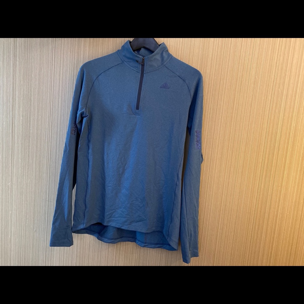 Adidas 1/2 Zip Sweatshirt.